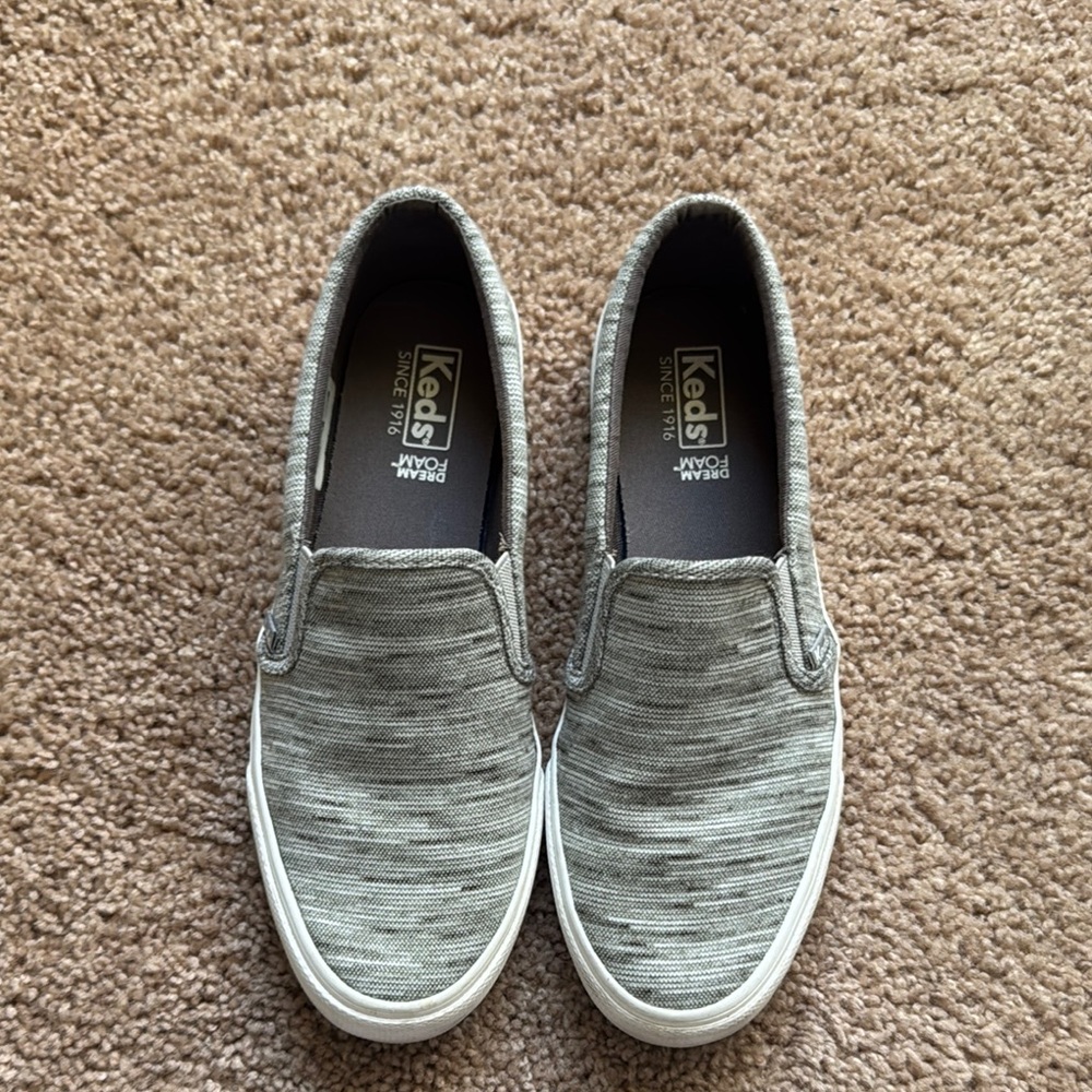 Keds Gray Slip-On Sneakers